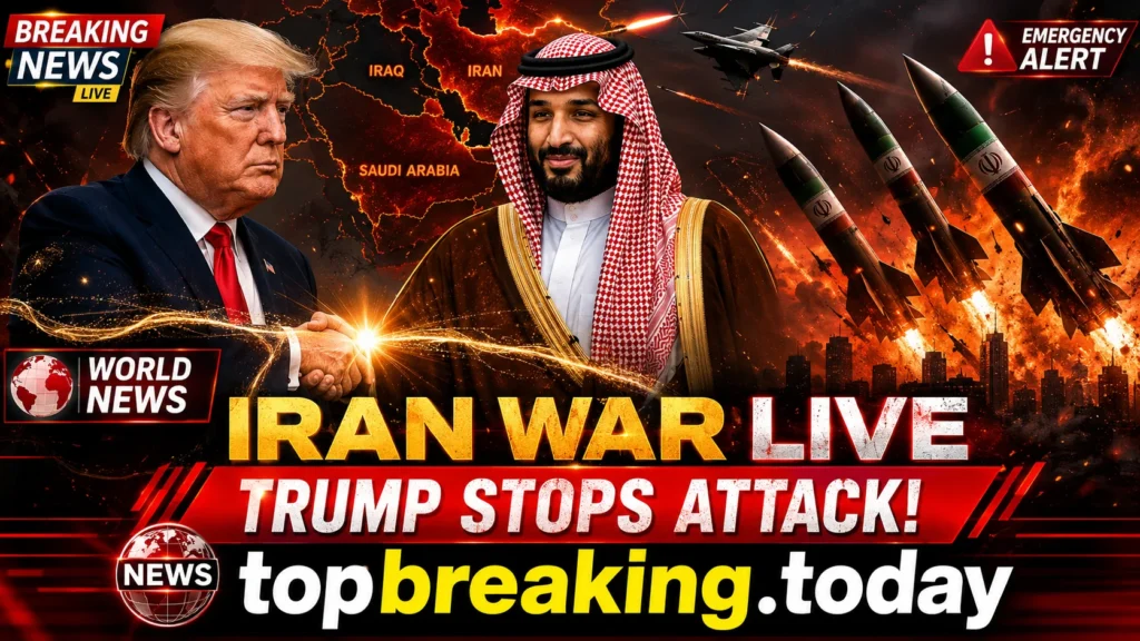 Iran War Live Trump Pauses Iran Strike, Saudi Arabia Urges Dialogue