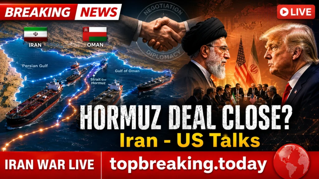 Iran War Live US, Iran and Oman Close to Historic Hormuz Deal