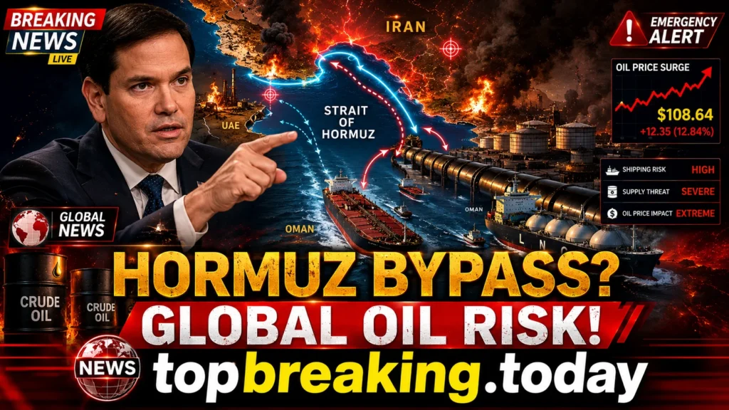 Rubio Suggests New Oil Routes as Strait of Hormuz Risks Grow