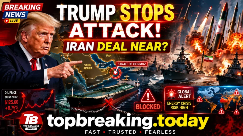 Trump Pauses Iran Attack as Possible Deal Sparks Global Attention