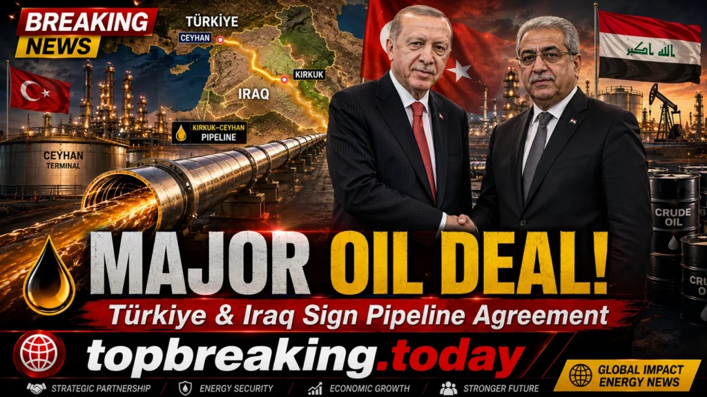 Türkiye and Iraq Sign New Oil Pipeline Deal to Secure Energy Supply